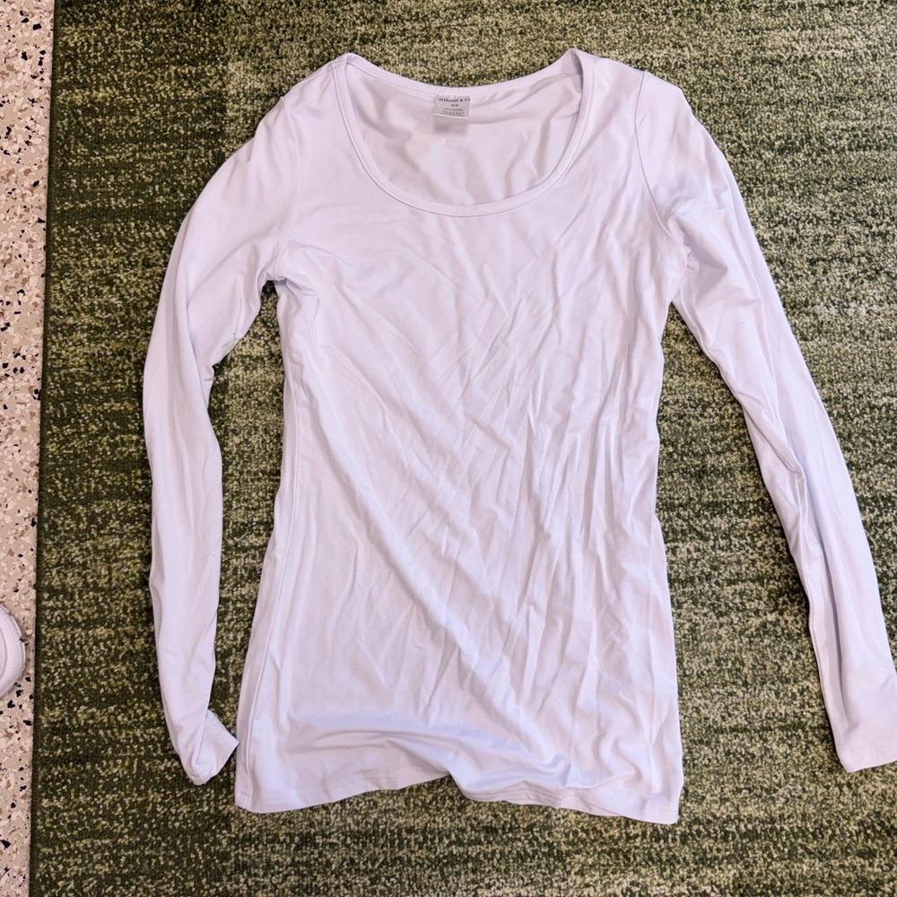 O thread white long sleeve tee - Picture 2 of 5